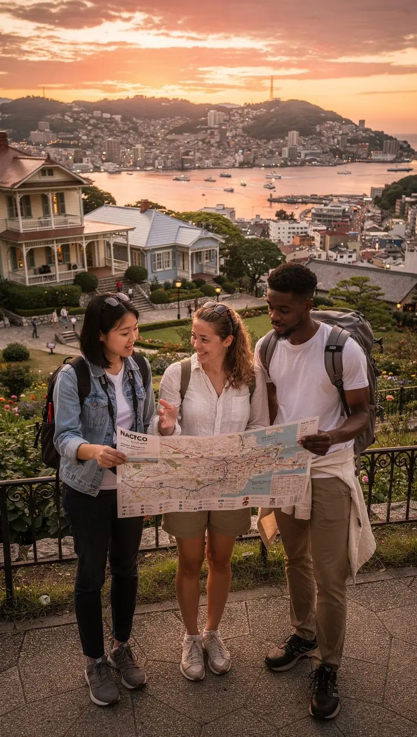 歴史的な名所を訪れるために立ち寄った観光スポットの風景。